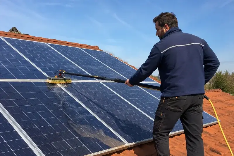 Nettoyage et entretien de panneaux solaires à Elne